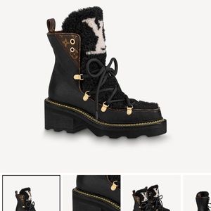 Louis Vuitton beaubourg ankle boot SZ 39.5 NWT